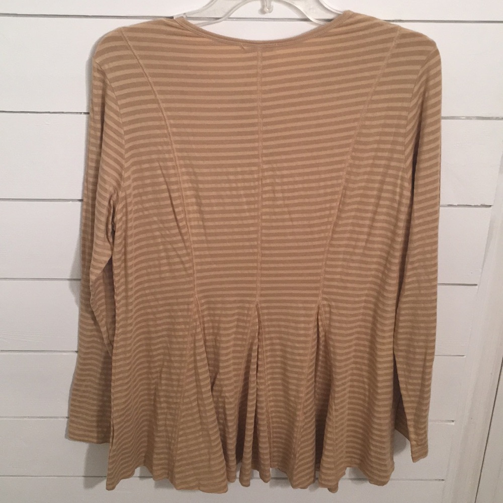 Heartstring Striped Button-Front Top - Picture 4 of 4